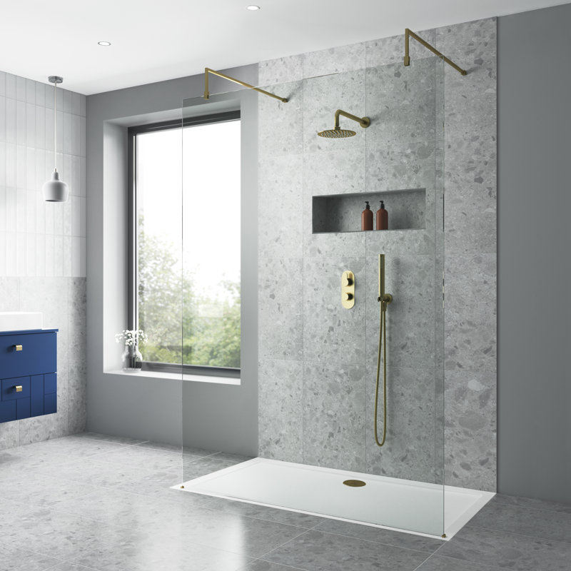 Nuie Slip Resistant Rectangular WalkIn Shower Tray 1600 X 800